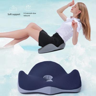 Ergonomik Kalça Yastığı Hemoroid Oturma Pedi U Şekilli Kuyruk Kemiği Basıncı Rahatlatıcı Hafızalı Köpük Destek