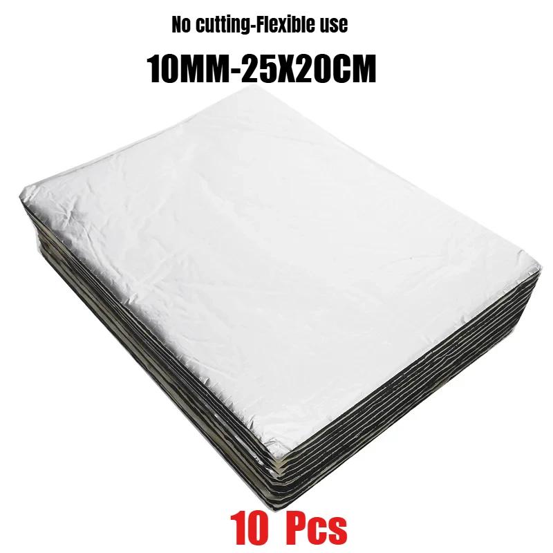 2*0.5M 5/10mm Car Sound Mat Proofing Deadener Heat Insulation Mat for Auto Van Deadening Insulation Mat Car Accessories Interior