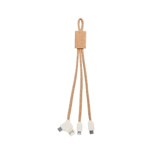 MidOcean Cabie Cork 3 in 1 Charging Cable