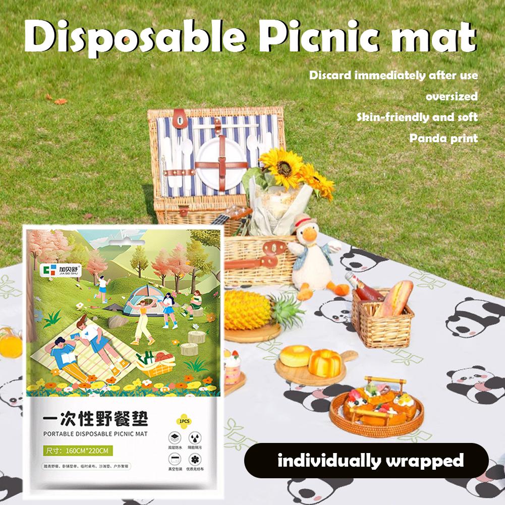Thickened Moisture Proof Disposable Picnic Mat Large Size Portable Outdoor Camping Beach Blanket Eco Friendly Soft Foldable