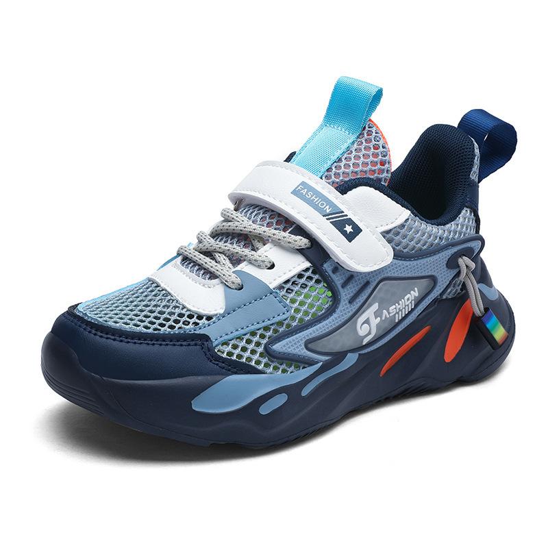 Kinder Sneaker Jungen Mesh Atmungsaktiv Laufschuhe Kinder Flache Freizeitschuhe Große Größe