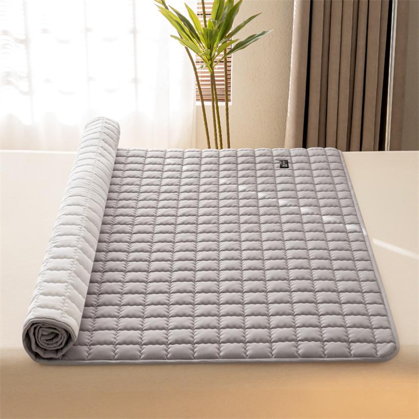 Wasserdichter, gesteppter Matratzenschoner, dicker, atmungsaktiver Matratzentopper für Einzel-, Doppel-, Queen- und King-Size-Betten für Paare