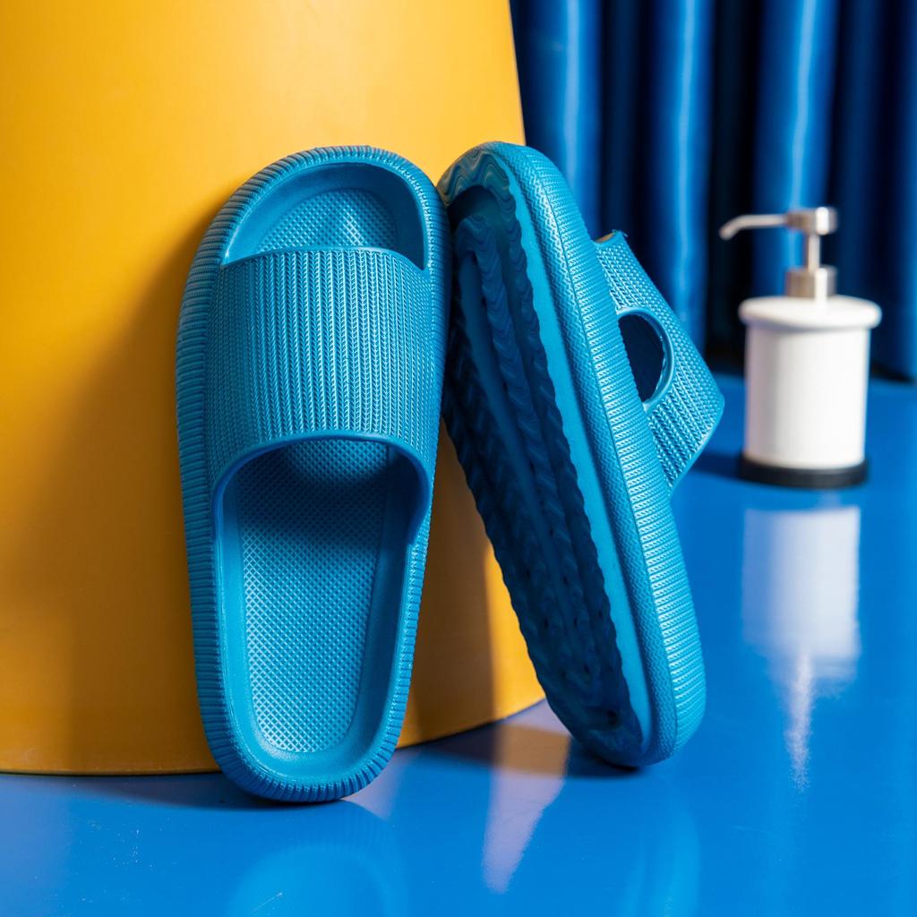 Unisex Summer Indoor/Outdoor EVA Home Slippers - Comfort Sandals with Step-on-Poop Cushion