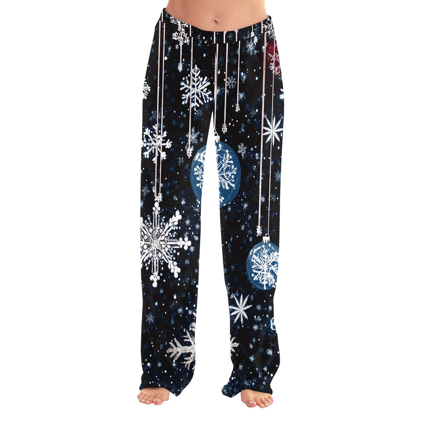 

Женские повседневные брюки с принтом на Хэллоуин, эластичные брюки с завязками на талии L чёрный