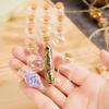 50 Mini Glass Wish Bottles with Corks, Funnel, and Hemp Rope for Decoration