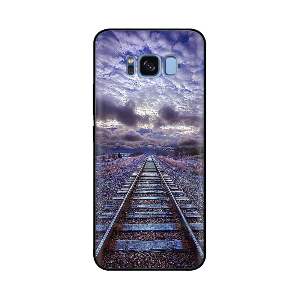 For Samsung Galaxy S8 Plus Phone Case Heart-Butterfly Funda For Samsung S8 S8Plus Cases Liquid Silicone Bumper GalaxyS8 Shells
