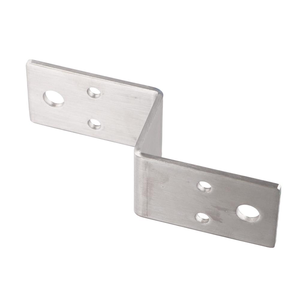 1 Stück Edelstahl Winkel Eckverbinder Z-förmig Eckverbindung Befestigungselement Für Holzmöbel Schrank Schublade