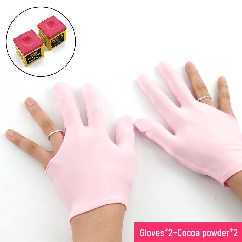 

Billiard Three-Finger Glove and Chalk Set
