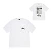 Camiseta de Algodón Streetwear para Hombre y Mujer Corte Holgado Manga Corta Camiseta Gráfica Casual Unisex Cuello Redondo
