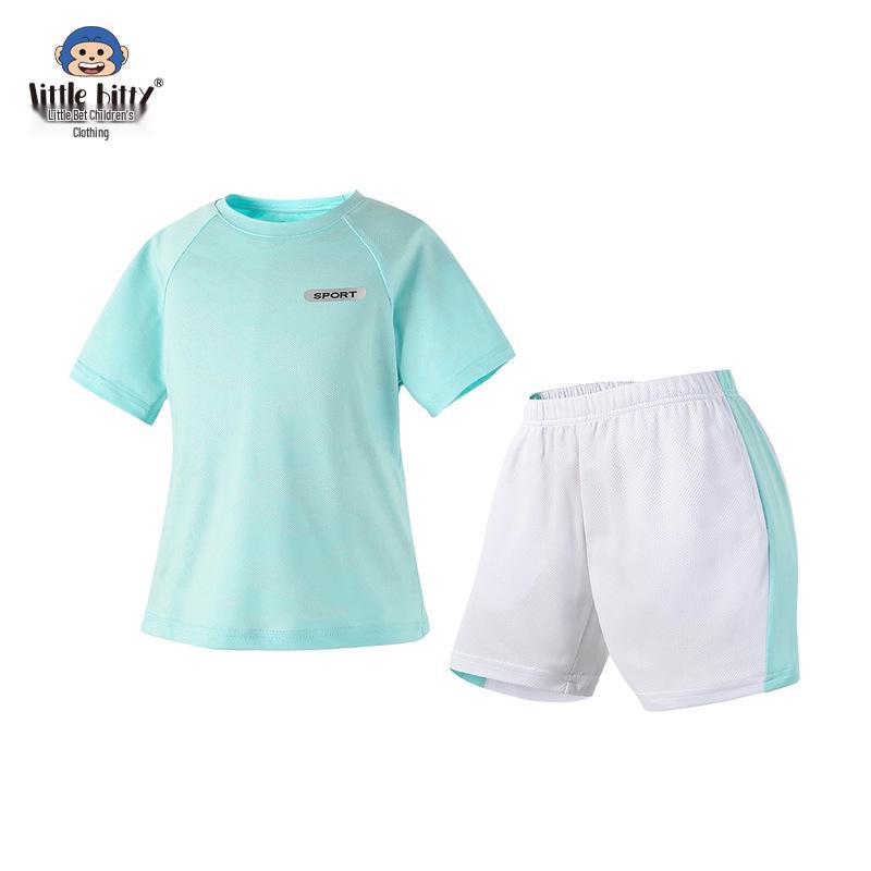 Boys' Ice-Touch Quick-Dry Sports Suit, Ages 2-5.