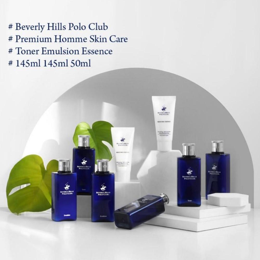 [Gift For Man] Beverly Hills Polo Club Premium Homme Skin 2 + Lotion 1 Set Men's Basic Cosmetics