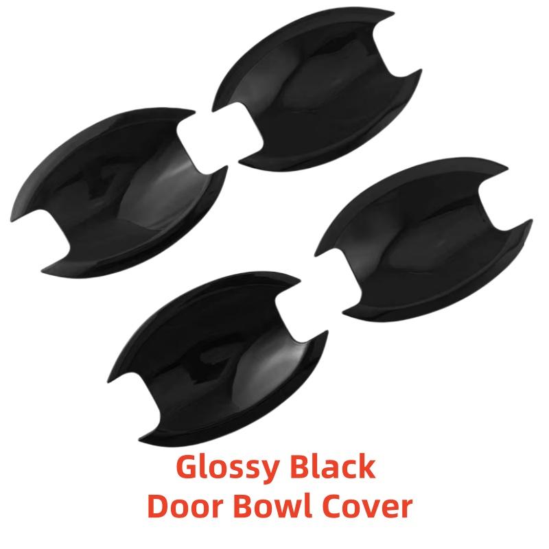 For NISSAN X-Trail XTrail T33 2008 2009 2010 20112013 Qashqai Black Carbon Car Accessory Door Handle Bowl Cover Trim Paste Style