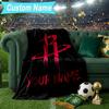 Custom Name Blanket Rockets Basketball Team Blanket Bedding Blanket for Travel, Camping, Living Rooms, Offices, Sofas, Fan Christmas gift