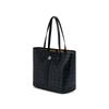 MCM Liz Visetos Top Leather Handle Logo Brass Nameplate Detachable Visetos Classic Pattern Clutch Bag Women Clutch Bag Black MWPGSLR02BK001