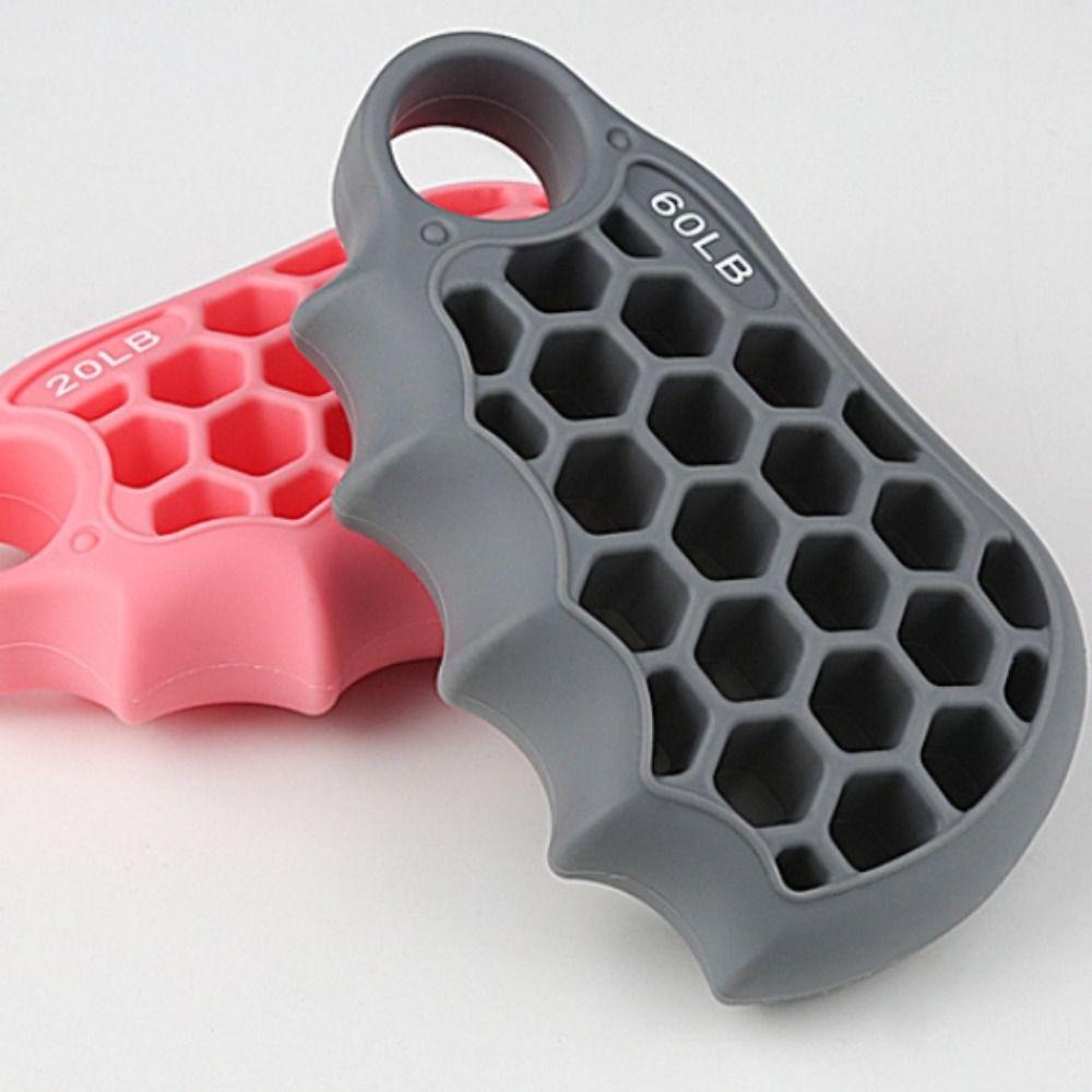 Honeycomb Grip Strength Trainer with Carrying Ring Hand Grip Strengthener  Increase Muscle Power