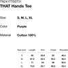 ThIs Is Never That Hands Tee Purple