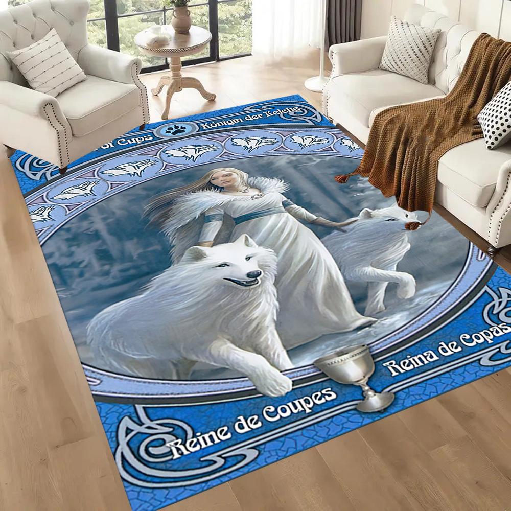 Gothic Style Carpet Perfect for Outdoor Study Room Dormitory Game Room Anti-slip Rug Office Home Decor Birthday/Christmas Gift