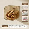 Kitchen Ginger Garlic Storage Basket Storage Hanging Basket Ginger Wall Hanging Basket Storage Box Kitchen Accessoires Organizer
