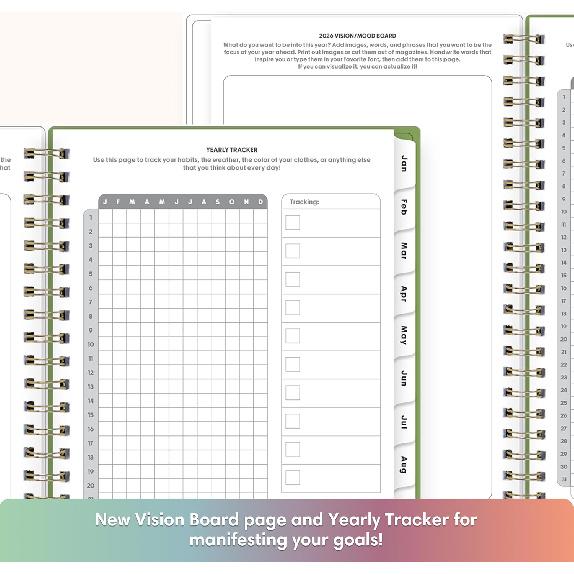 Blue Sky Gen Z 2026 Weekly and Monthly Planner Calendar, January 2026 - December 2026, 5" x 8", Flexible Interchangeable Cover, Durable Twin Wire