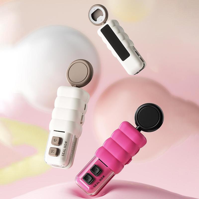 Mini Bag Sealer With Cutter And Magnet,Rechargeable Mini Bag Sealer And Cutter,Hand Pressure Snack Heat Sealing Machine