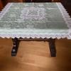 Vivienne (Vivienne) [Tablecloth 90x90cm Green & White] Brilliant Triken Series Embroidered Lace Table Runner WK2510N1