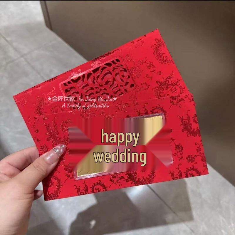 999 Fine Gold Zodiac Cartoon Red Envelope Coin Gift Set for Auspicious Beginnings