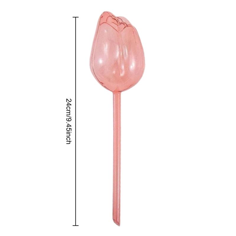 1/8 шт. Розовые тюльпаны, шарики для полива растений, автоматические капельницы для полива, самополивающиеся шары для комнатных и уличных растений 1PC шампанского