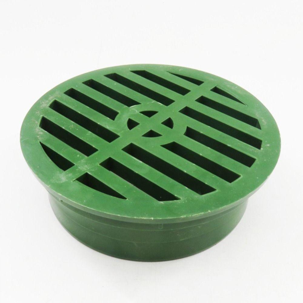 New Plastic Lawn Drain Cover Wear Proof Filter Floor Drain Cover Anti Clog Easy Install Gutter Guard Garden Landscaping