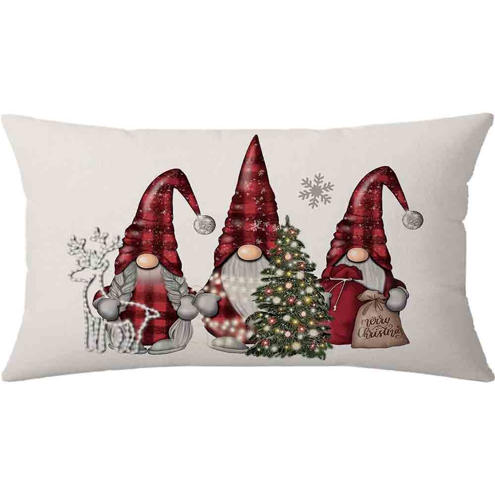 Christmas Theme Decorative Pillow Case For Living Room Sofa Cushion Cover Holiday Home Decoration Accent