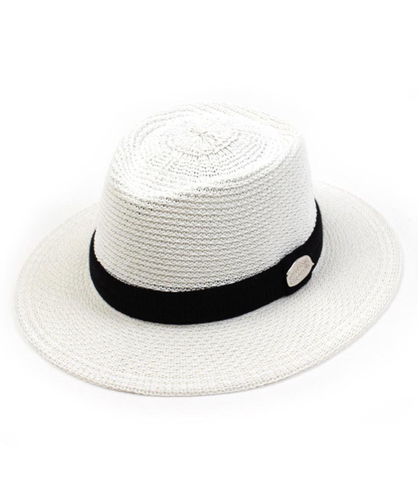 Yunibeosyeolkemiseuteuli White Long Knit Fedora Sv Summer Fedora