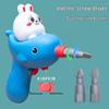 Electric Drill Dinosaur Assembly Toy Set for Kids - Educational Toolbox with Nuts & Bolts