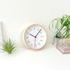 KATOMOKU plywood clock, 24S, natural finish, km-151NAS, wall clock with continuous second hand, 20.2cm diameter (SKP quartz clock)