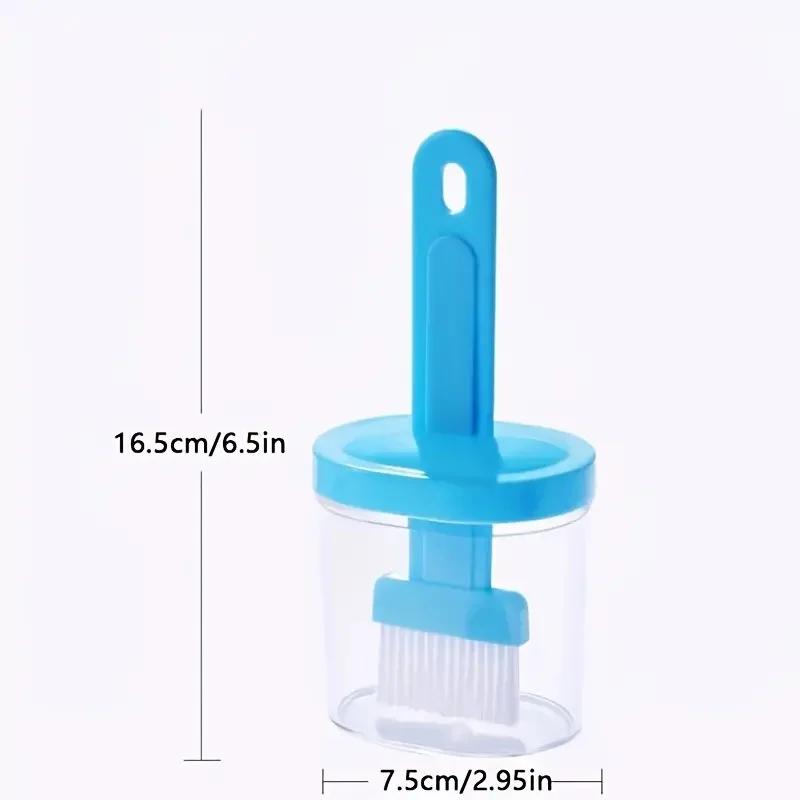 Oil Brush Baking Tool Pancake Oil Brush Integrated Oil Pot Brush With Bottle Kitchen Dustproof Household High Temperature