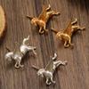 A Pair of Personalized Male Zodiac Pegasus Earrings, Trendy Women's Cute Pegasus Ear Studs, Fashionable Punk Jewelry Gifts