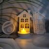 Candle Stand Silicone Mold Candlestick Mold Snow House Candle Holder Ornament Mould Epoxy Table Decoration Molds