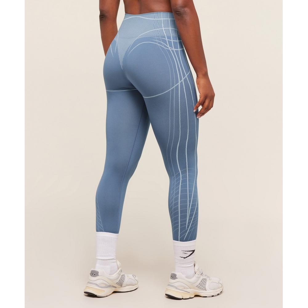 Gymshark Apex Seamless Leggings Worn Blue Gentle Blue B2c8d Uds3