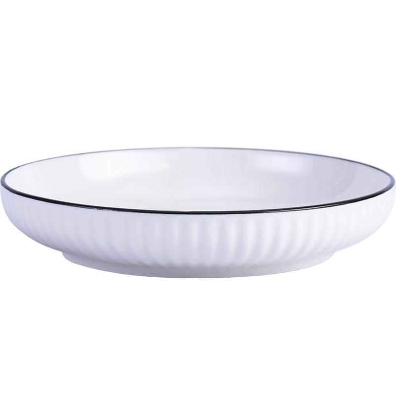 Цзиндэчжэньская керамическая глубокая обеденная тарелка подглазурной росписи