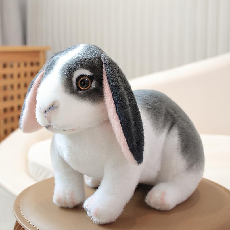 

Cute and realistic bunny doll plush toy lying bunny doll kindergarten baby soothing doll 30cm（0.2kg）
