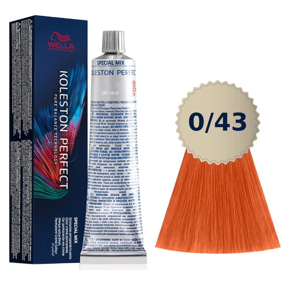 Wella Koleston Perfect Me+ 0/43 Paint 60Ml