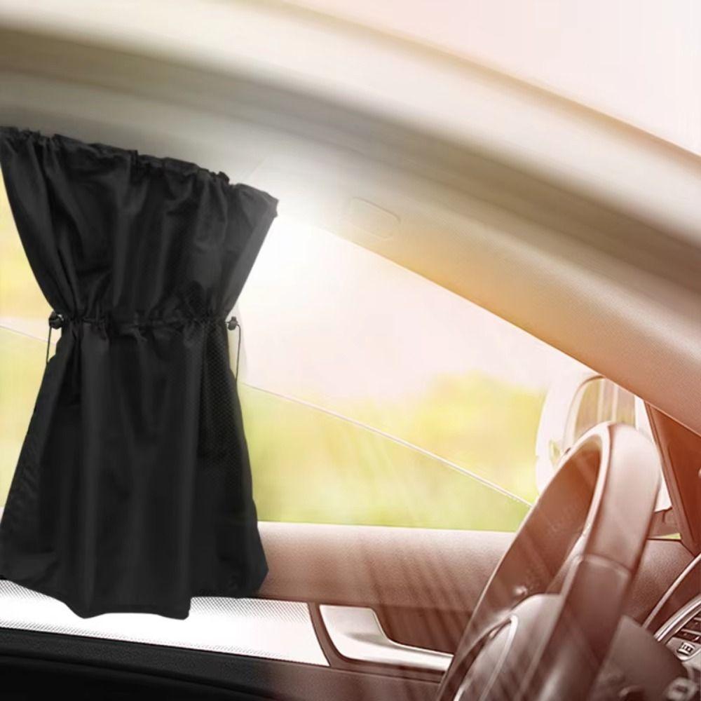 2Pcs Heat Insulation Car Curtain Sun Protection Side Window Curtain  Car Interior Accessories