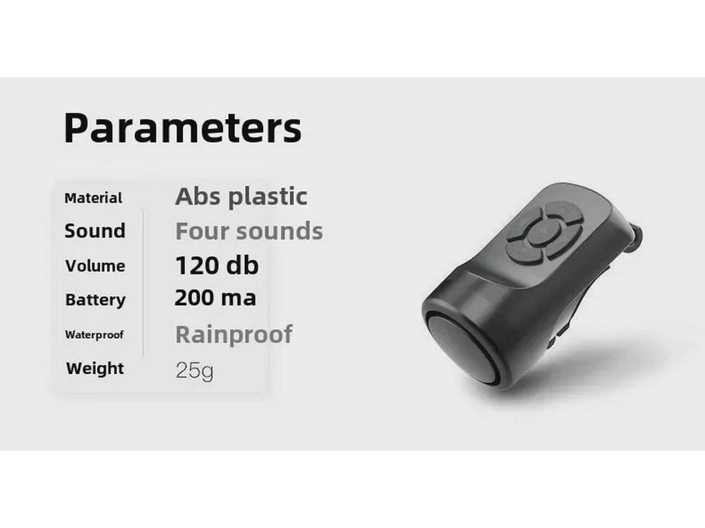 Çocuk Dağ Bisikleti Elektrikli Korna ve Yüksek Sesli Zil Aksesuarı