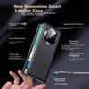 Phone Case for Huawei Mate60 Pro, Mate60 Pro Protective Cover, Genuine Leather Flip Smart View Window Glass Luxury Full Protection Shockproof Case