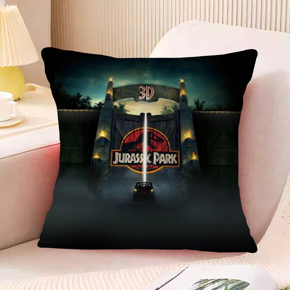 J-Jurassic P-Park Pillow Cushion Cover Pillowcase Living Room Sofa Home Decor Customized