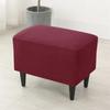 Solid Color Sloping King Back Chair Covers Elastic Polar Fleece Wing Chairs Cover with Seat Cushion Cover Furniture Protector