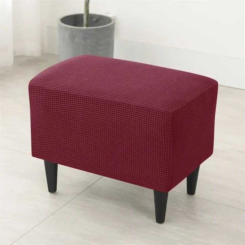 Solid Color Sloping King Back Chair Covers Elastic Polar Fleece Wing Chairs Cover with Seat Cushion Cover Furniture Protector