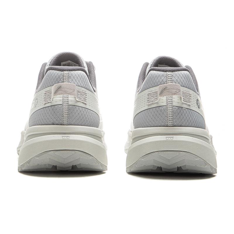New LiNing CF Tracing Cushioning, Abrasion Resistant, And Resilient Properties Low Top Hiking Shoes Unisex Gray White AHTV041-11