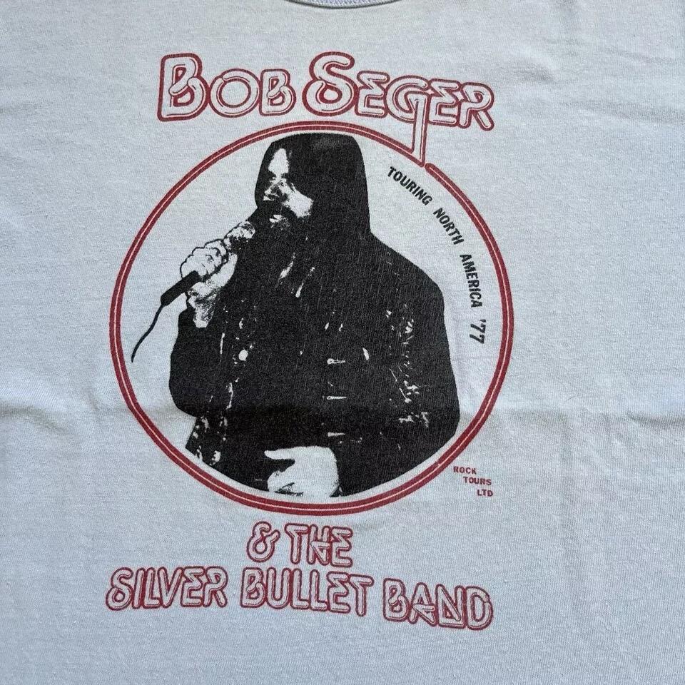 

Rare 1978 Bob Seger And The Silver Bullet Band Light Blue BL704 Unisex T-Shirt XXL