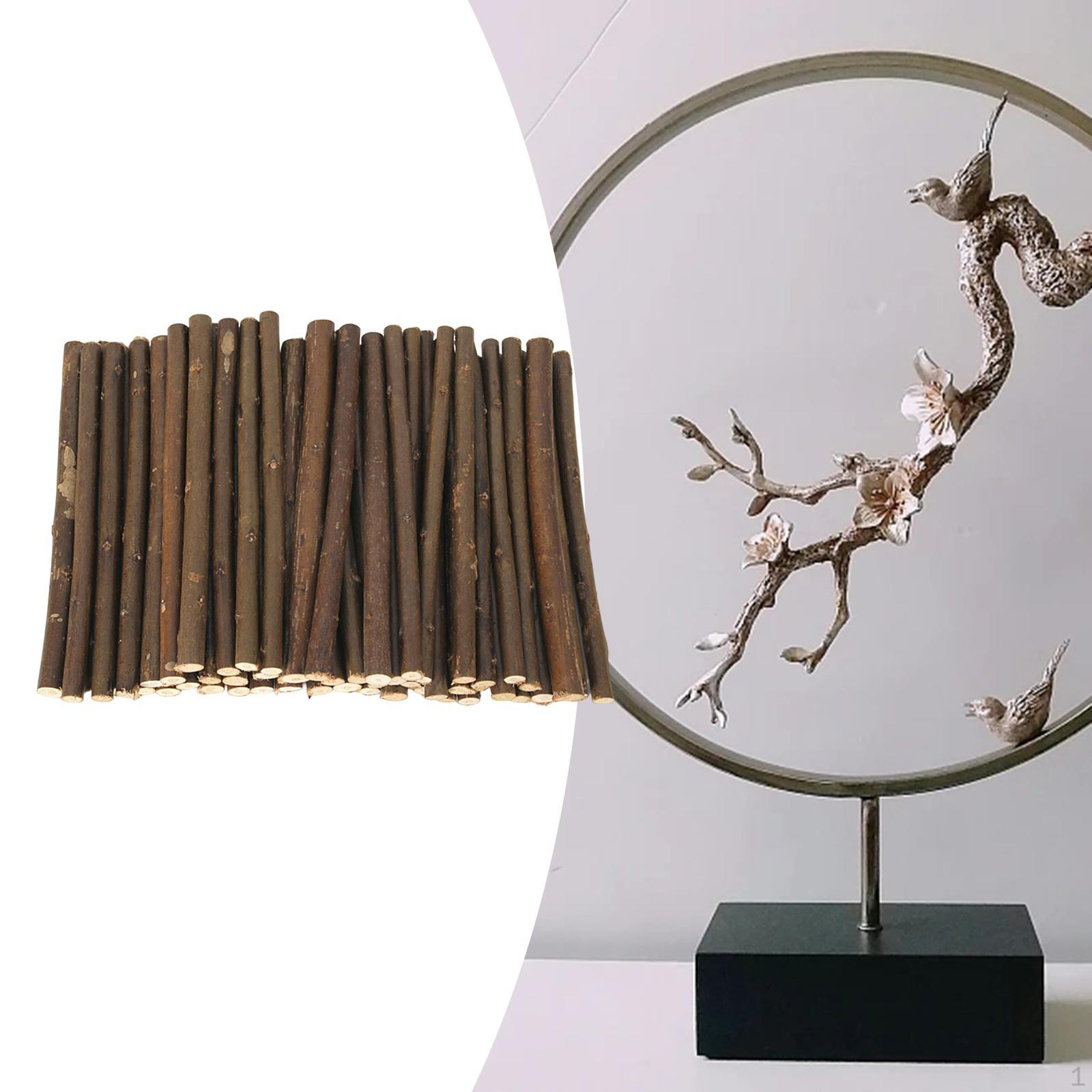 

50 шт., деревянные ветки, ремесло, сделай сам, деревенский проект, наполнитель для вазы, сухие ветки, реквизит для фото, свадьба 30cm