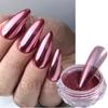 9 Color Metal Nail Mirror Glitter Powder Gel Polish Rub Dust Shiny Gold Silver Fine Chrome Flakes Pigment DIY Accessories Decor