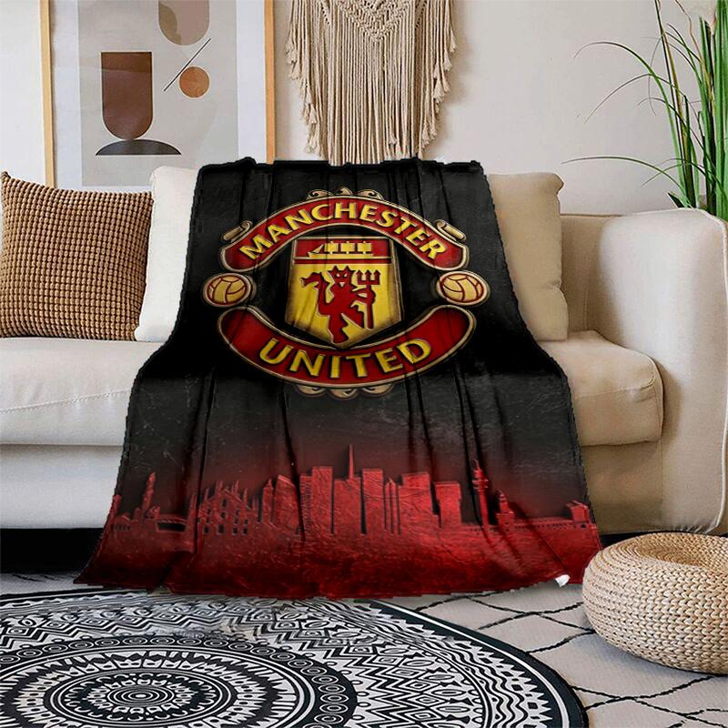 Manchester Logo 3D Wallpapers Android Apk Download Blanket Home Decor Suitable For All Seasons Air Conditioning Blanket Machine Washable